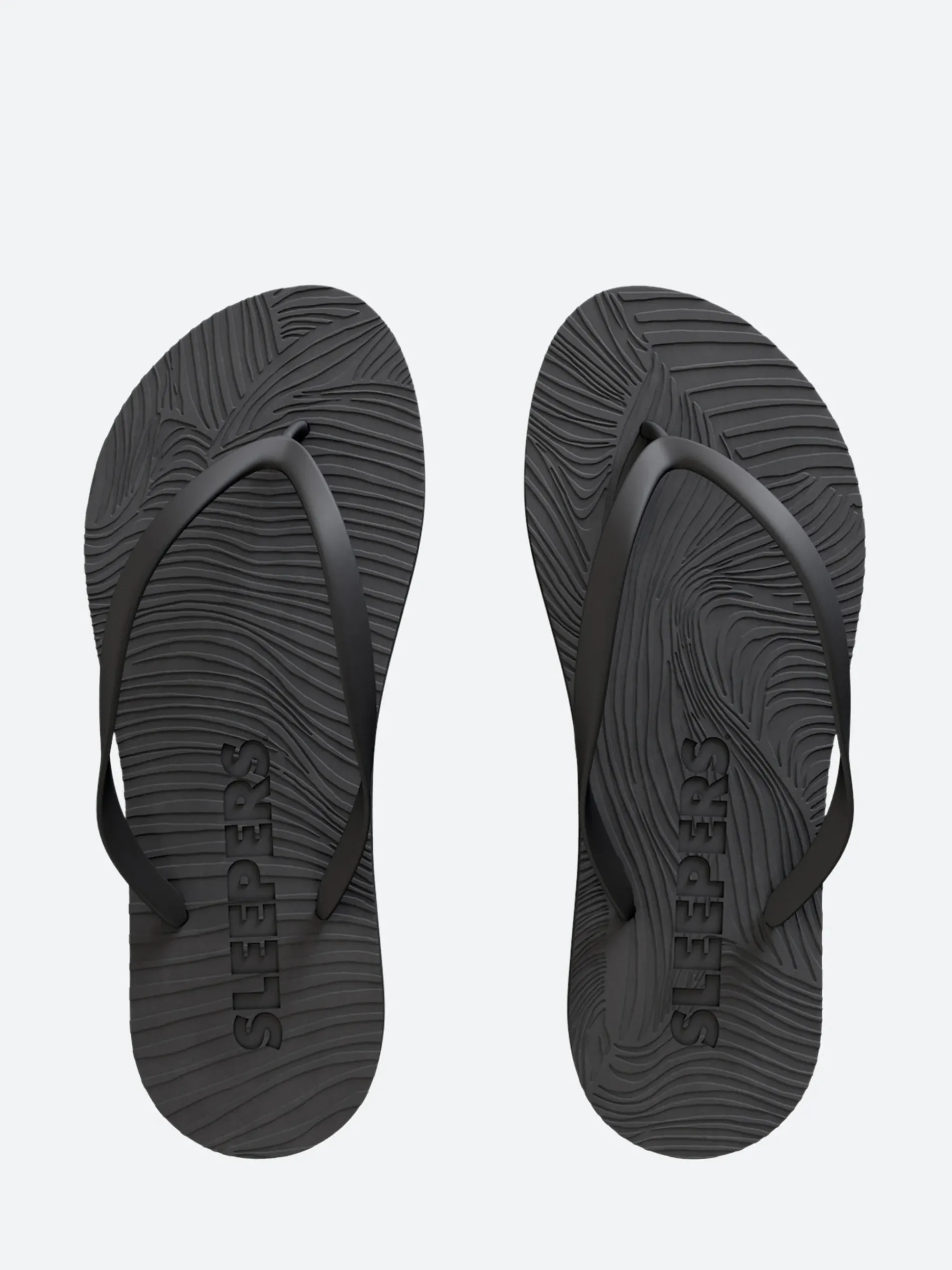 Sleepers - Slim Flip Flops in Black