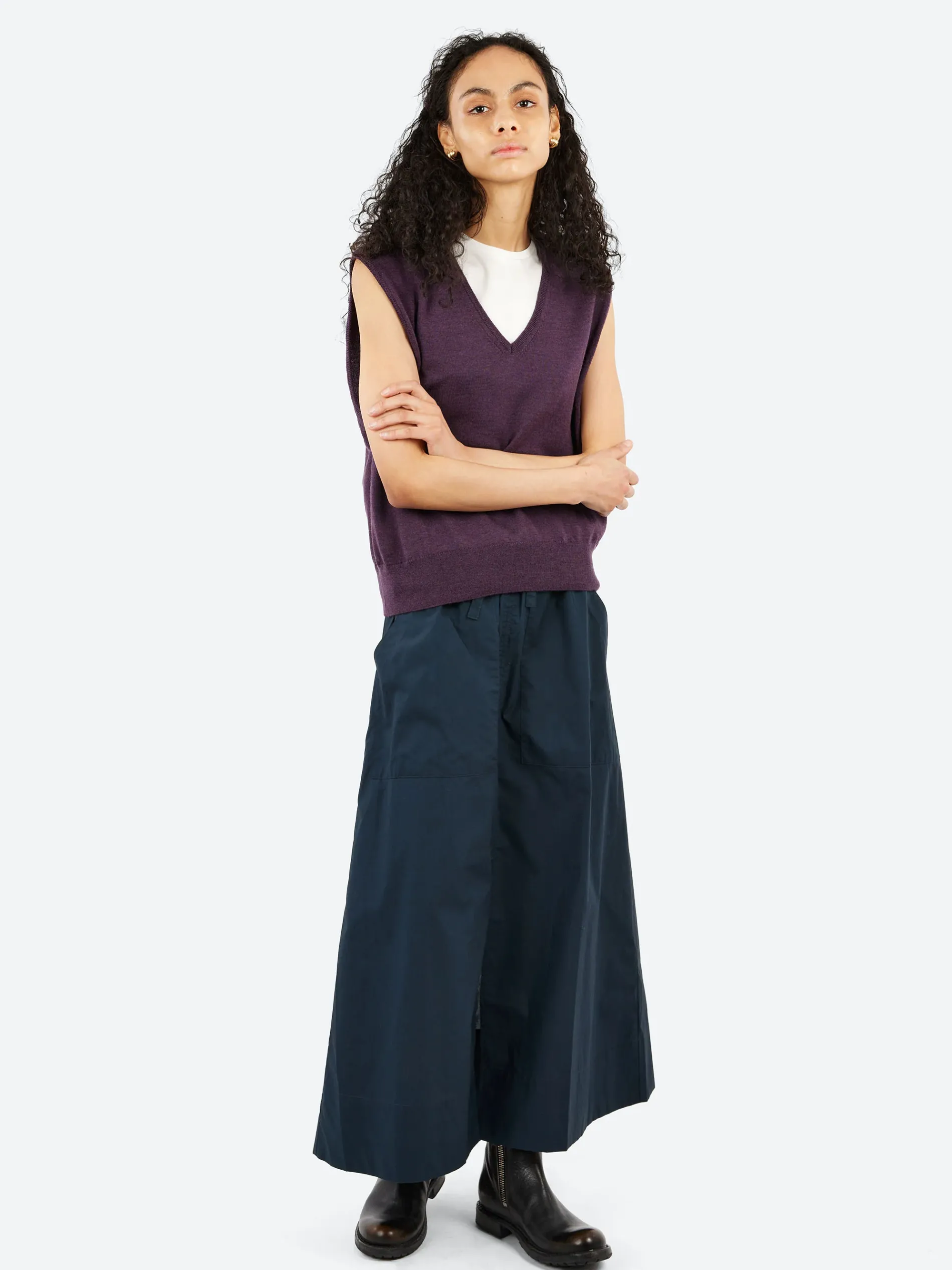 Soeur - Sonia Vest in Violet Fonce