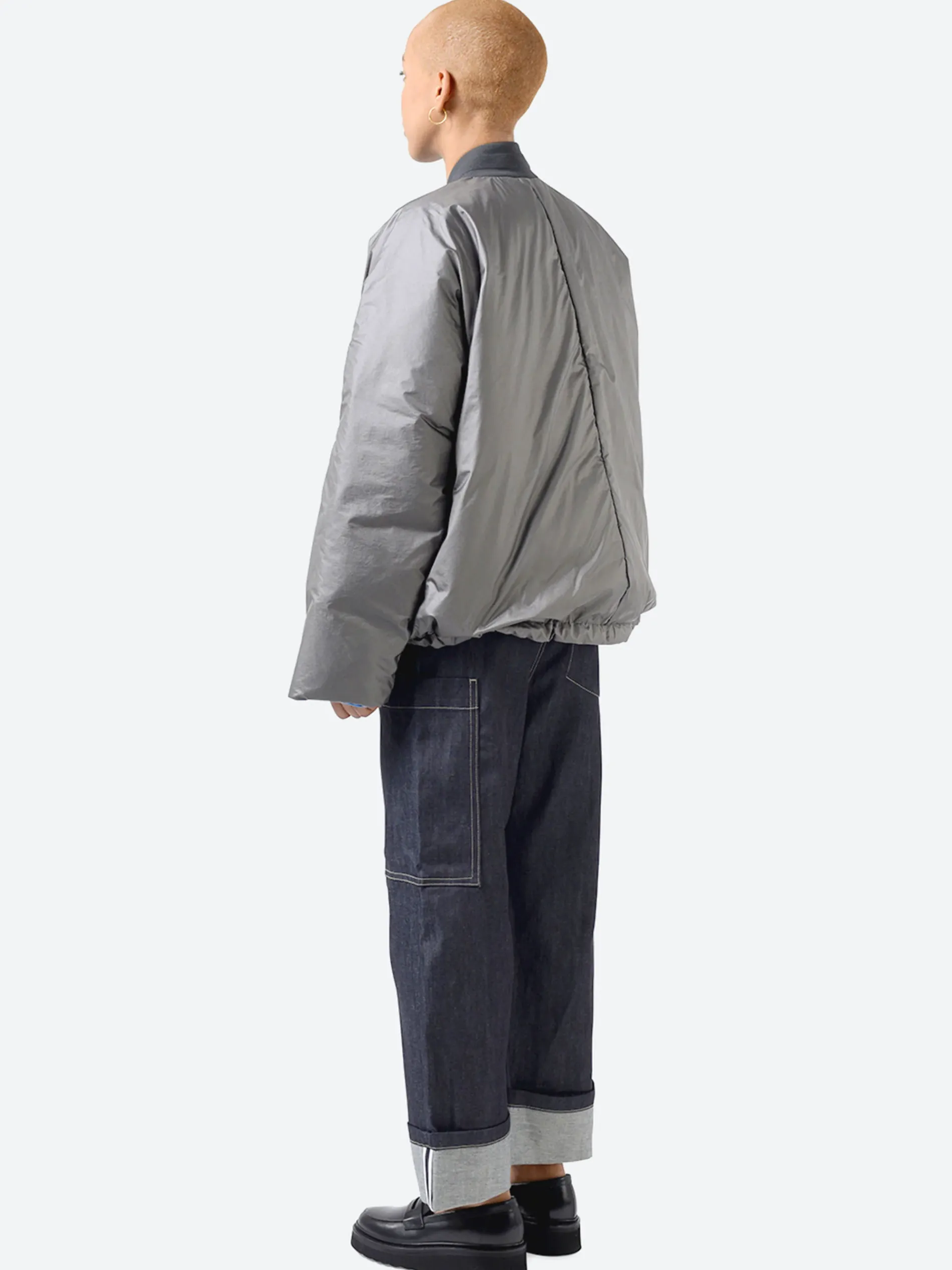 Sofie D'Hoore - Okay Bomber in Charcoal and Electric Blue