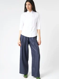 Stephan Schneider - Digon Blouse in White Cotton