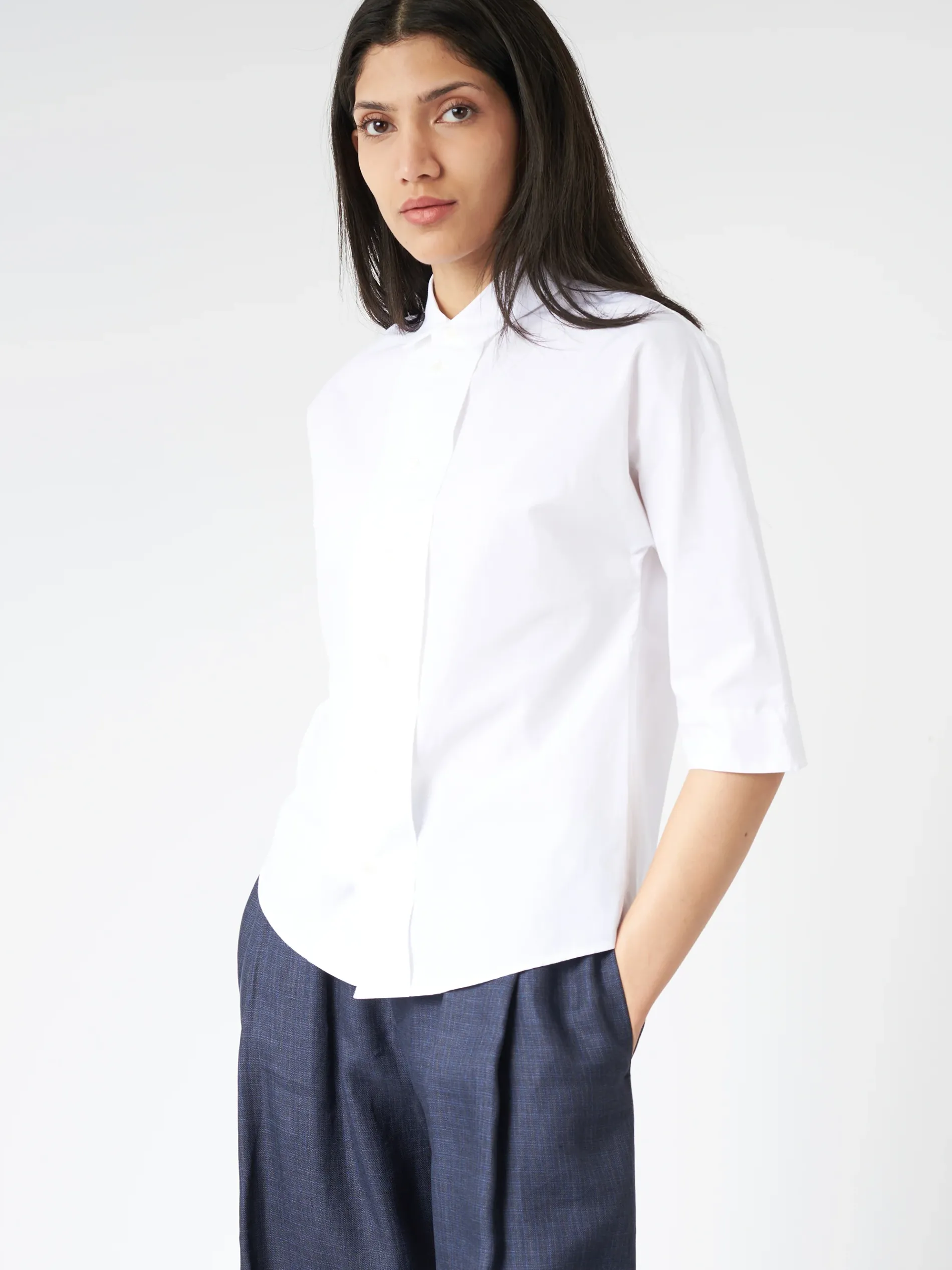 Stephan Schneider - Digon Blouse in White Cotton