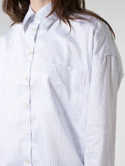 Stripe Button-Up Shirt
