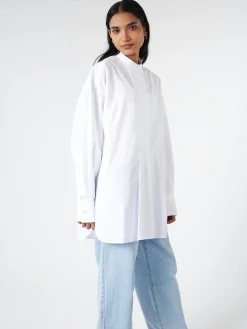 Studio Nicholson - Frink Half Placket Shirt in Optic White