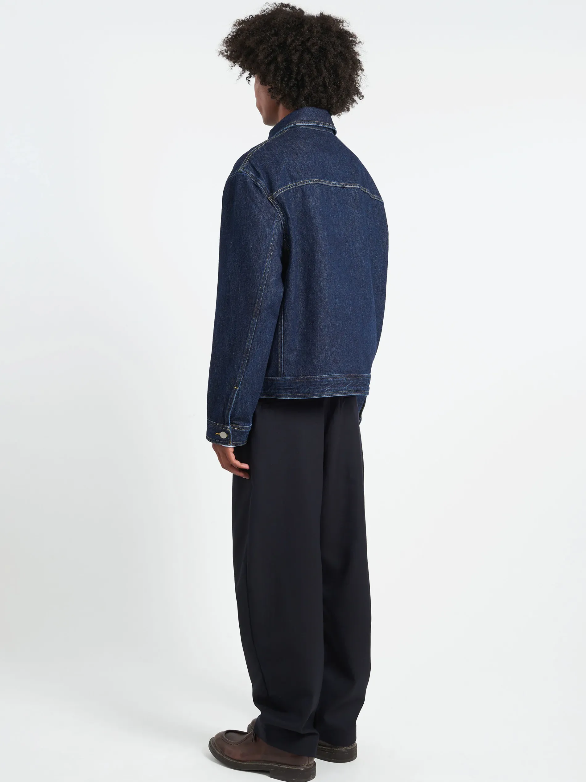 Studio Nicholson - Petar Denim Jacket in Blue Black