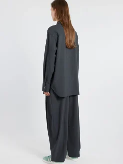 Studio Nicholson - Santos Shirt in Seal Blue