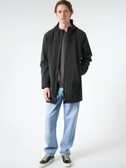 Stutterheim - Stockholm Lightweight Zip in Black