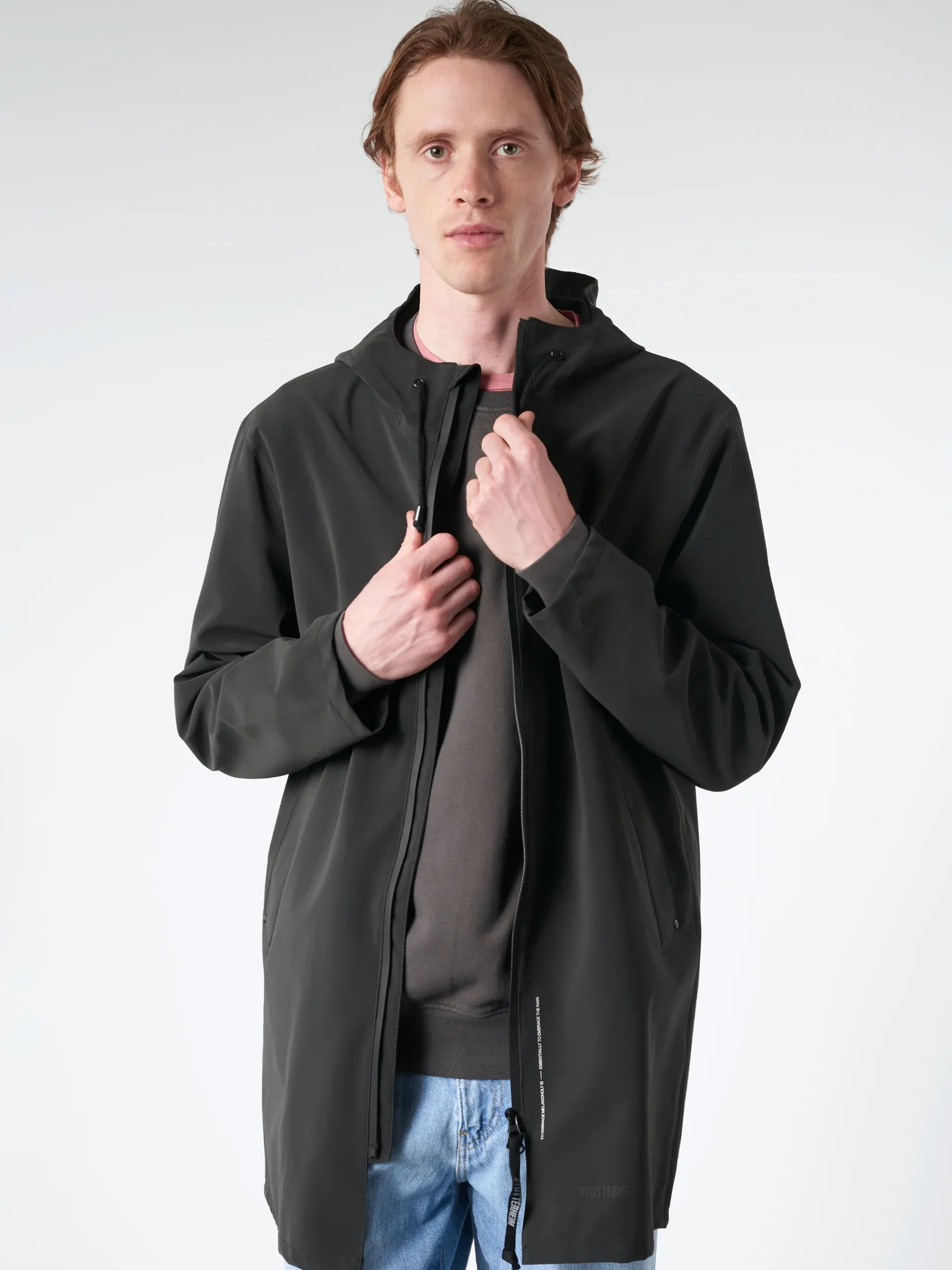 Stutterheim - Stockholm Lightweight Zip in Black