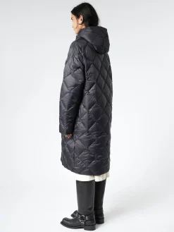 TAION - City Long Down Jacket in Black