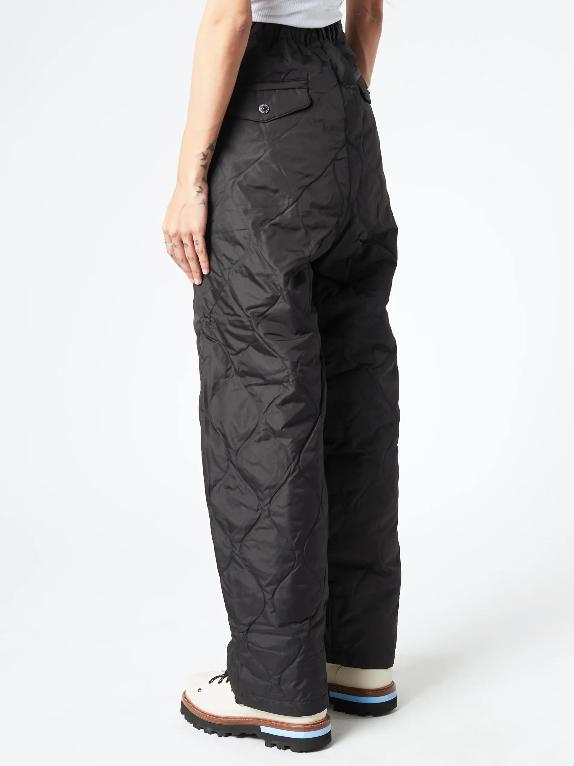TAION - Military Wide Down Pants in Black