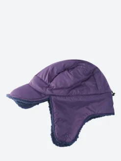 TAION - Mountain Reversible Down X Boa Warm Cap in Purple and Navy