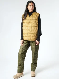 TAION - Regular Straight Down Pant in Dark Olive