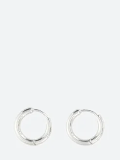 Ten. Jewelry - Void Huggie Earrings in Silver