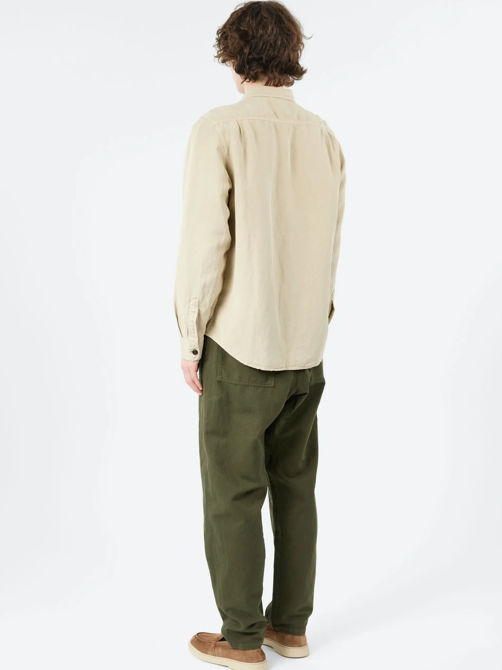 TOAST - Patch Pocket Shirt in Salt