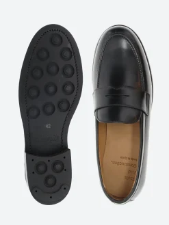 Tools and Construction - Dexter Loafer in Black Box Calf