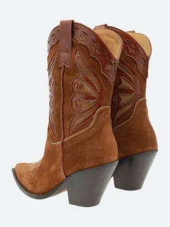 TORAL - 12371 OT in Brown Suede and Brn Patn