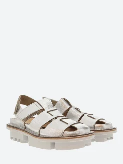 Trippen - Closed Alliance in Nickle Lam (Silver)