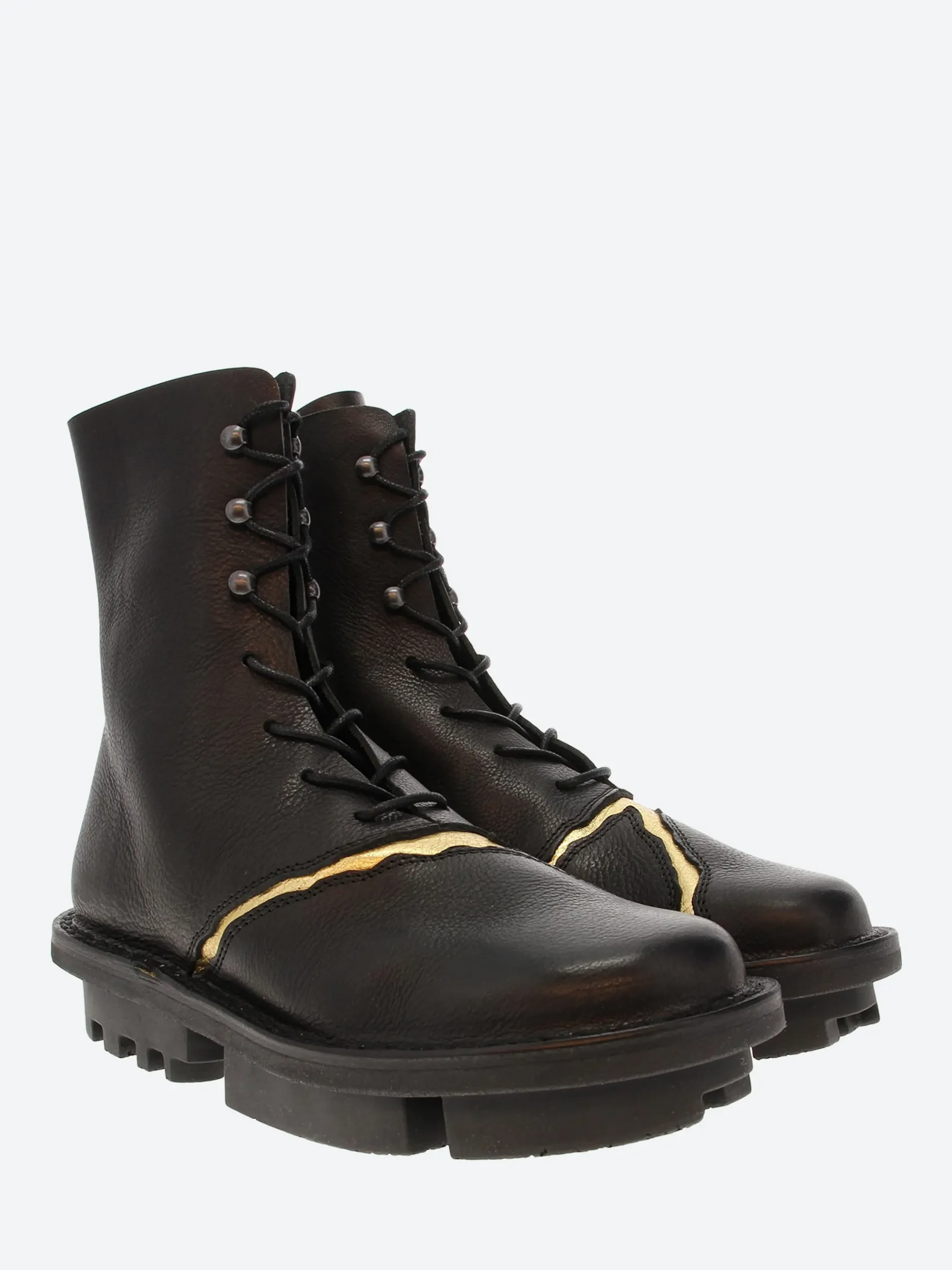 Trippen - Closed Kintsugi in Black and Gold