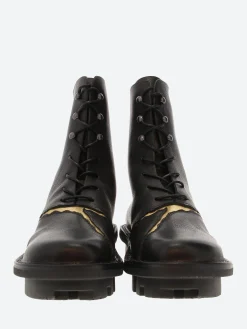 Trippen - Closed Kintsugi in Black and Gold