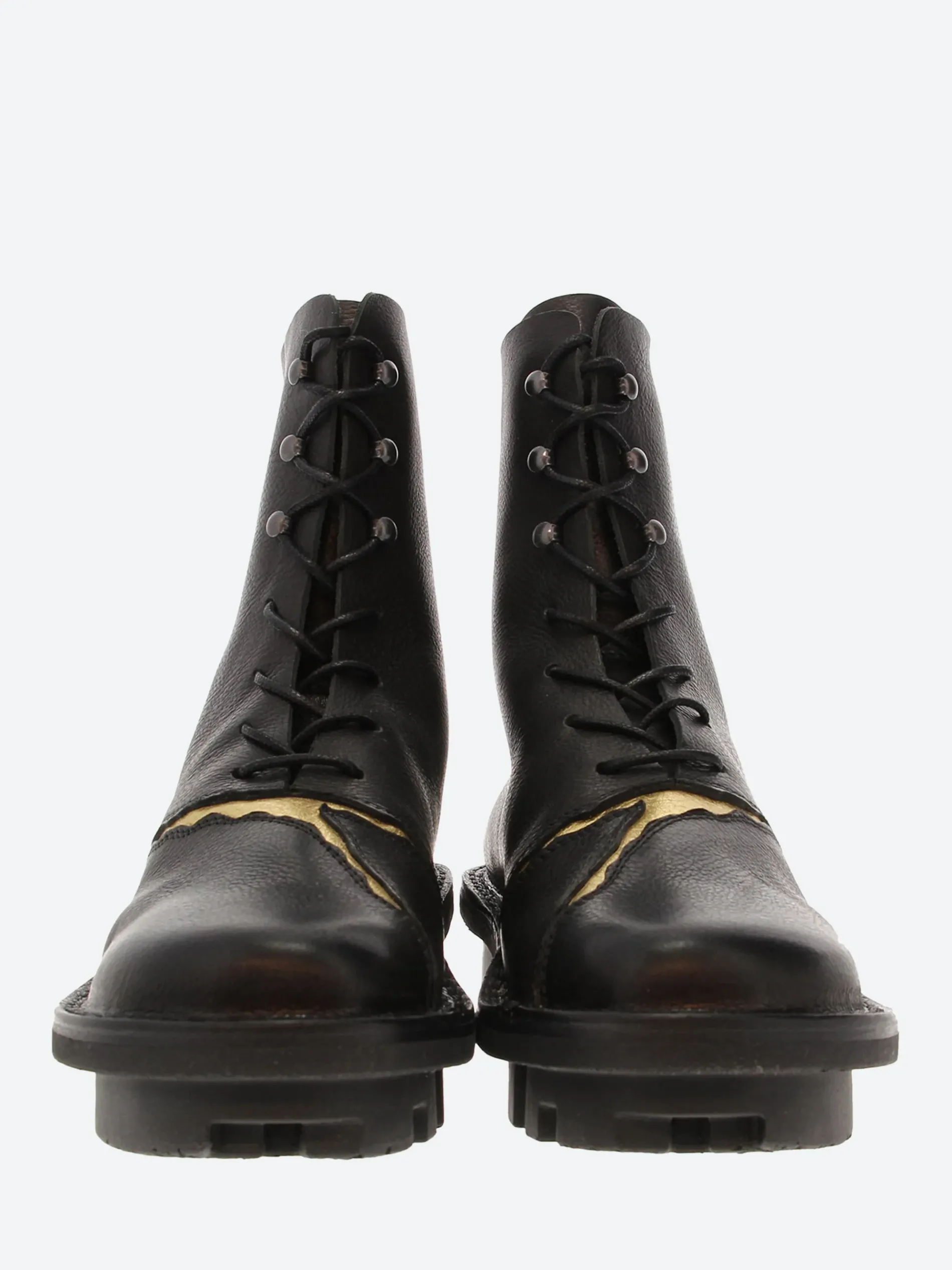 Trippen - Closed Kintsugi in Black and Gold