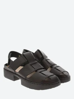 Trippen - Sport Arcade Fisherman Sandals in Black Waw