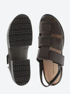 Trippen - Sport Arcade Fisherman Sandals in Black Waw