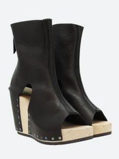 Trippen - Wood Occident in Black Waw