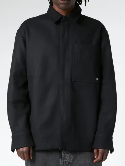 Études - Picture Wool Shirt in Black