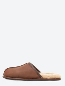 Ugg - Scuff Leather Slipper in Tan