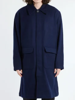 Universal Works - Account Coat in Navy