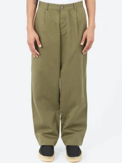 Universal Works - Duke Pant in Light Olive