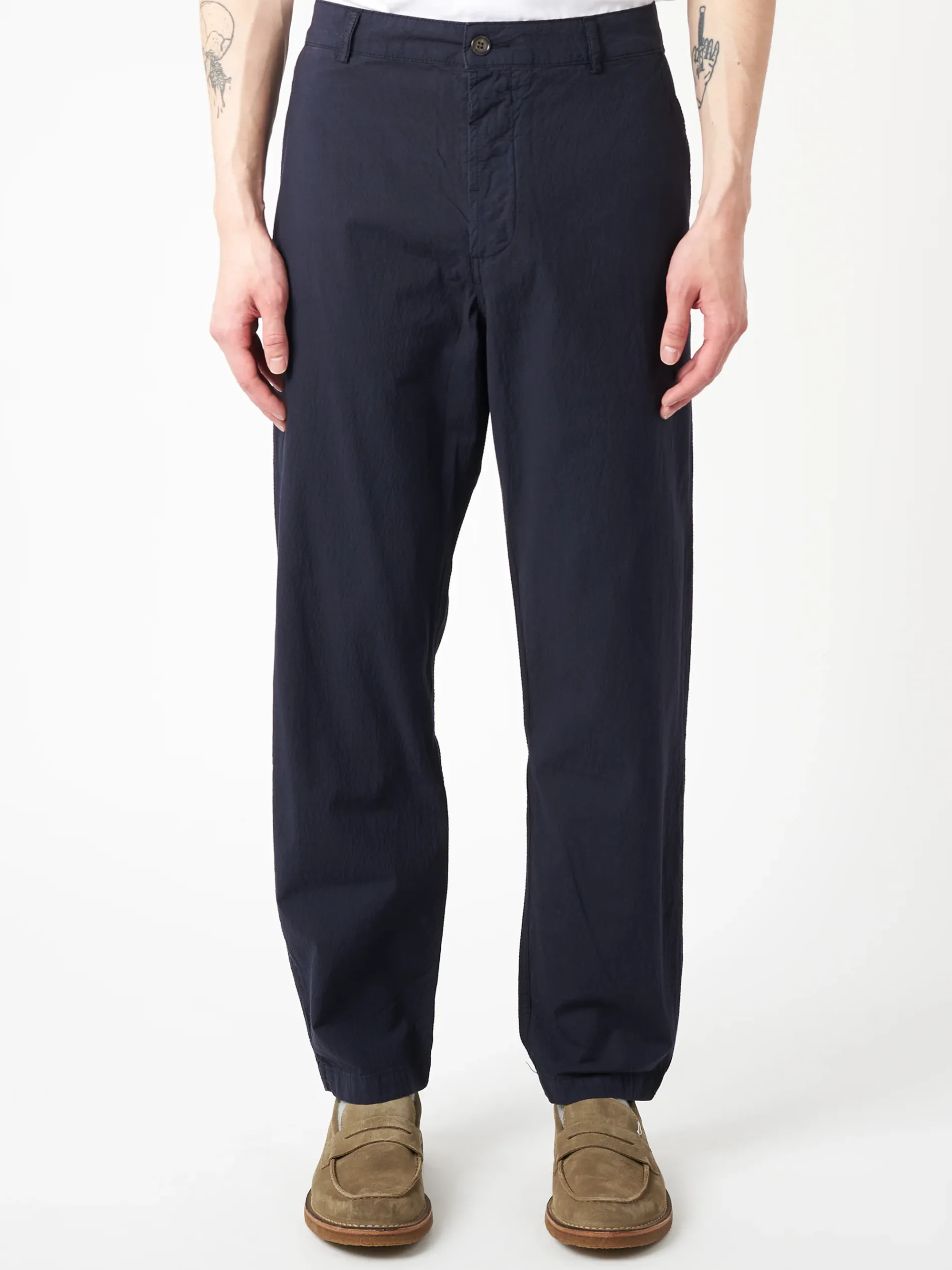 Universal Works - Military Chino in Navy