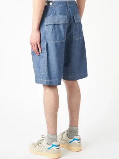 Universal Works - MW Cargo Short in Indigo