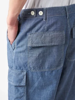 Universal Works - MW Cargo Short in Indigo