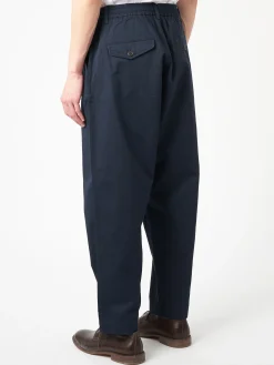 Universal Works - Pleated Track Pant in Navy