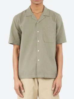 Universal Works - Road Shirt in Olive Delos
