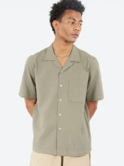 Universal Works - Road Shirt in Olive Delos