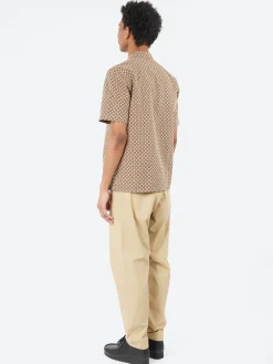 Universal Works - Road Shirt in Brown Tile 1 Cotton