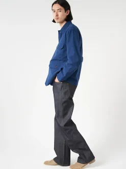 Universal Works - Utility Jacket in Navy Summer Canvas