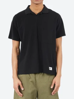 Universal Works - Vacation Polo in Black
