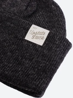 Upstate Stock - American Mohair Beanie in Black