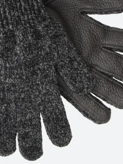 Upstate Stock - Deerskin Full Glove in Black Melange