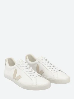 Veja - Esplar Leather in White and Sable