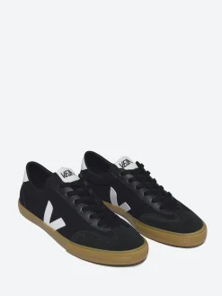 Veja - Volley Canvas in Black, White and Natural