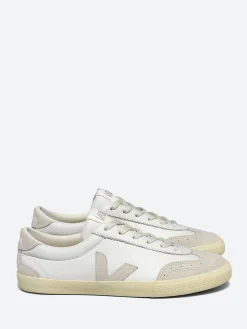 Veja - Volley Leather in White and Natural