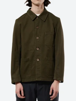 Vetra - 5C Short Workwear Jacket in Dark Khaki
