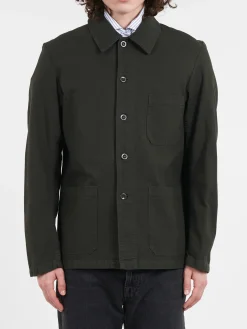 Vetra - 5C Short Workwear Jacket in Dark Khaki
