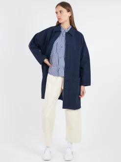 VETRA - 2106G Long Coat in Navy