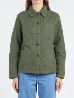 Vetra - Women's No. 4 Workwear Jacket in Jade