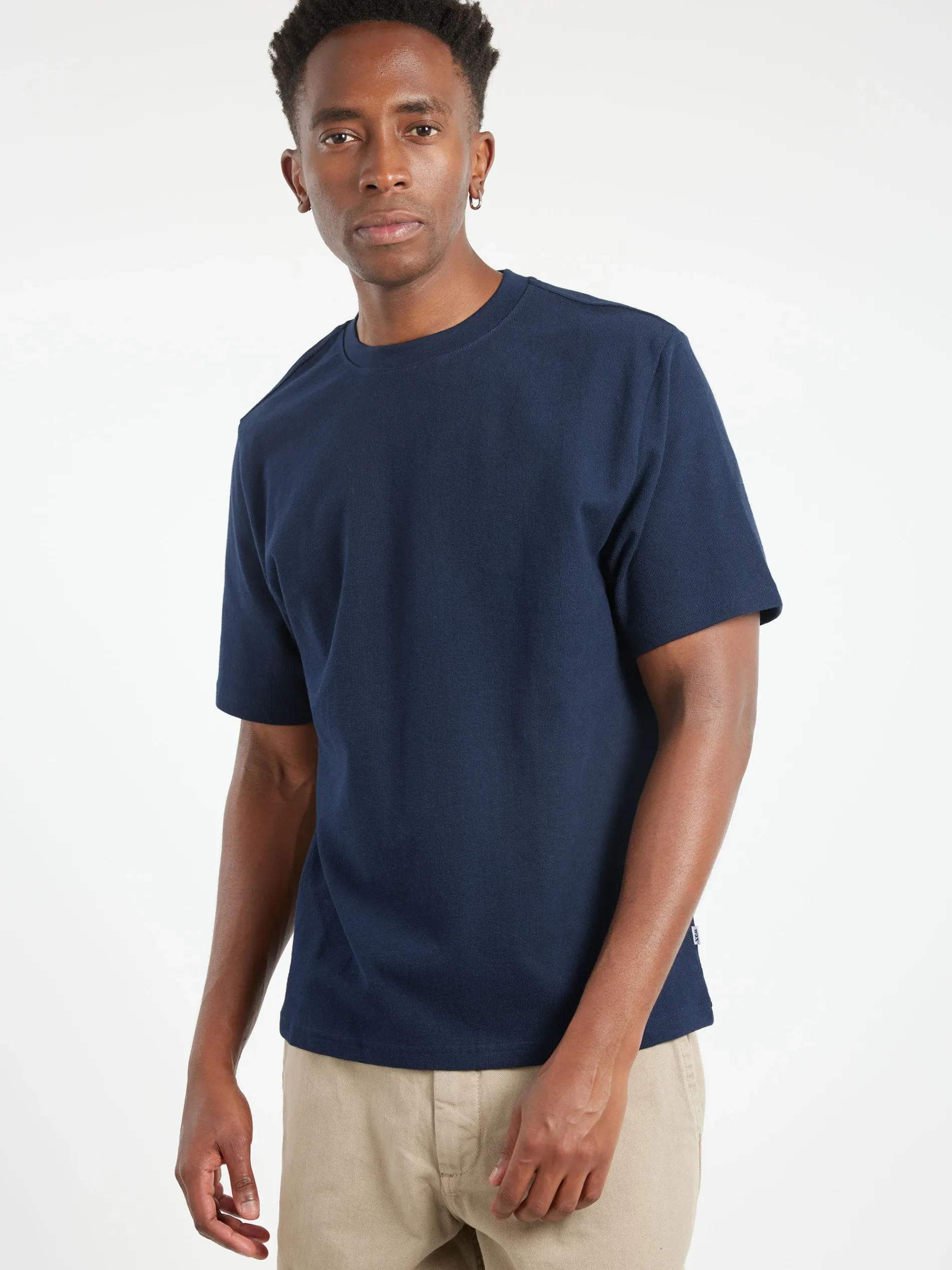 Wax London - Dean S/S T-Shirt in Navy