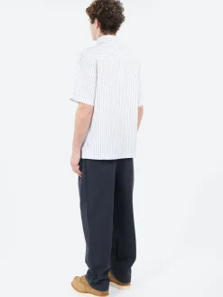 Wax London - Kew Short Sleeve Shirt in White